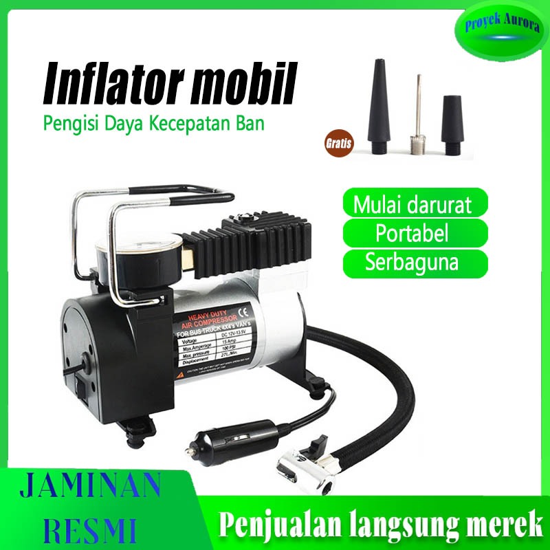 Jual Pompa tiup mobil Paket Compressor Mini Listrik Portable pompa ...