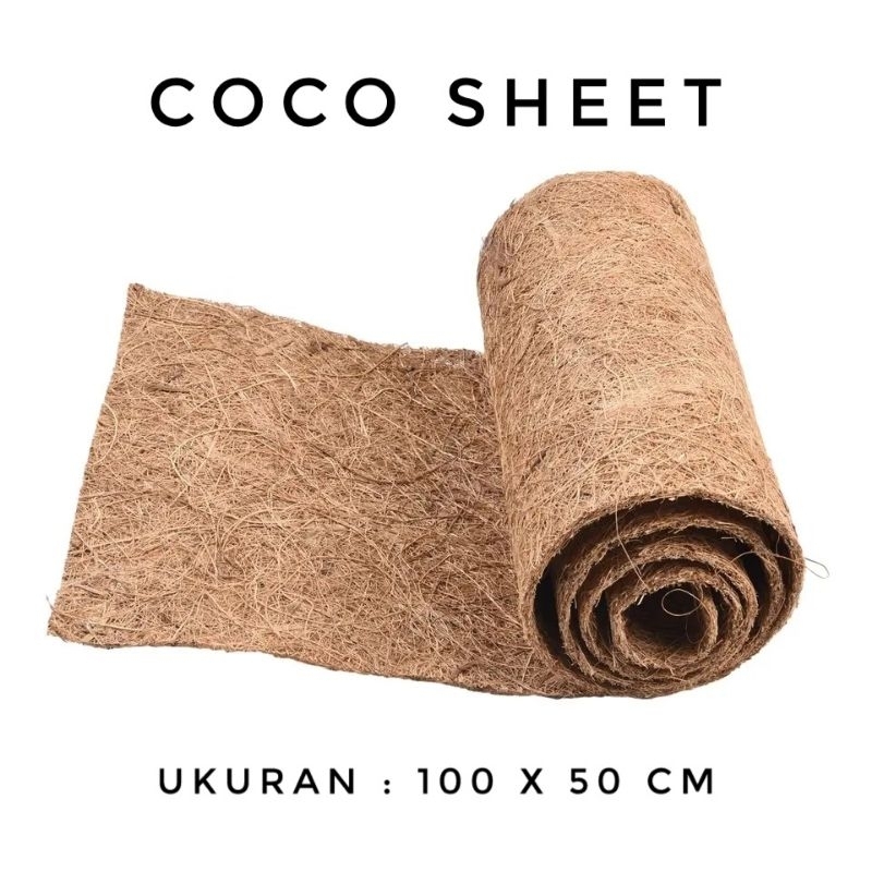 Jual Sabut Kelapa Lembaran Coco Sheet Matras Reptil Vivarium Media ...