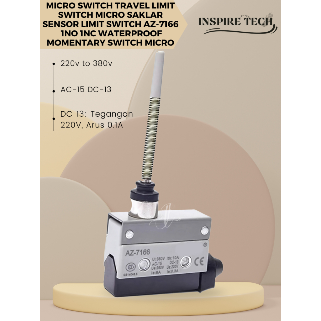 Jual Micro Travel Limit Switch Small Horizontal Roller Lever Arm Silver ...