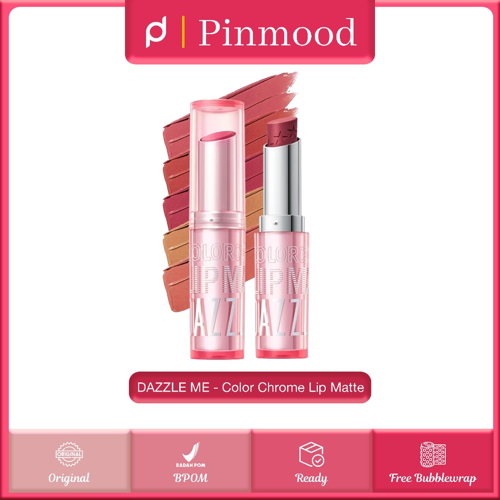 Jual DAZZLE ME - COLOR CHROME LIP MATTE ( 3.6 g ) - Lipstick Bibir ...