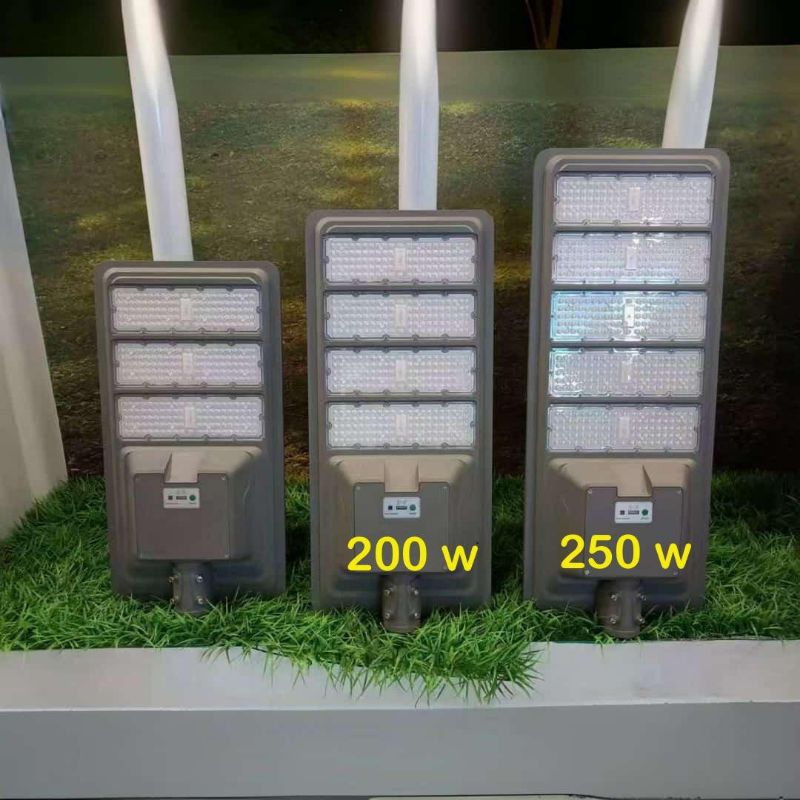 Jual lampu jalan solar sel lampu PJUTS panel Surya 200w 250w all in one ...