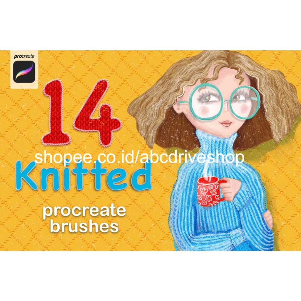 Jual Procreate Brush - 14 Knitted Patterns | Shopee Indonesia
