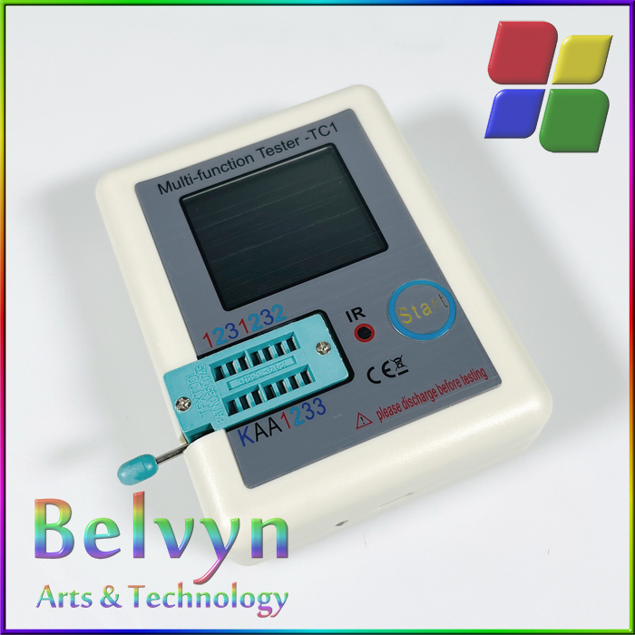 Jual BOX Multifunctional Tester Transistor Full Color Graphic Display ...