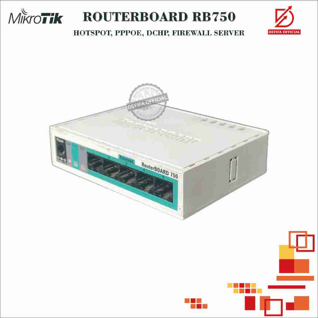 Jual Mikrotik RouterBOARD RB750 Router HOTSPOT PPPOE Voucher | Shopee ...