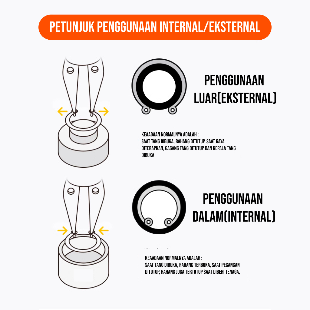 Jual CUTA Tang Snap Ring Internal Straight Tang Snapring 7 Inch Tang ...