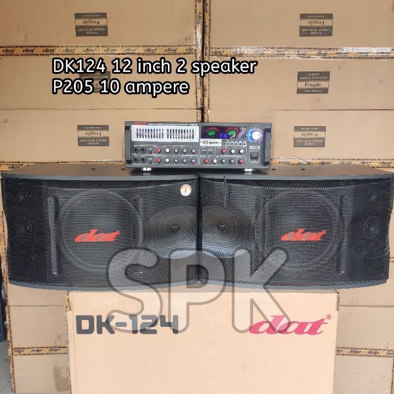 Jual Paket Karaoke Sound System DAT Speaker Pasif Dan Amplifier ...