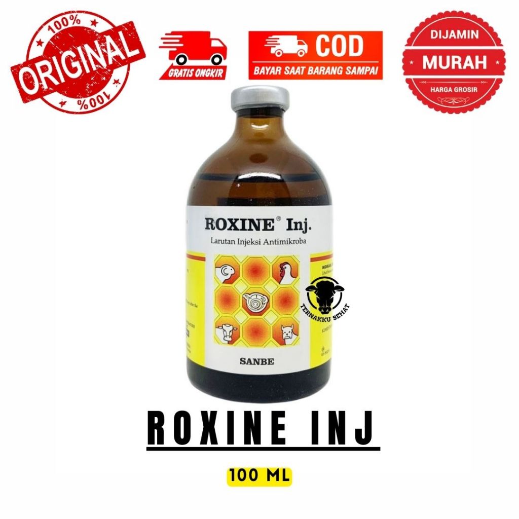 Jual Roxine 100 ml Inj - Obat Untuk Ternak | Shopee Indonesia