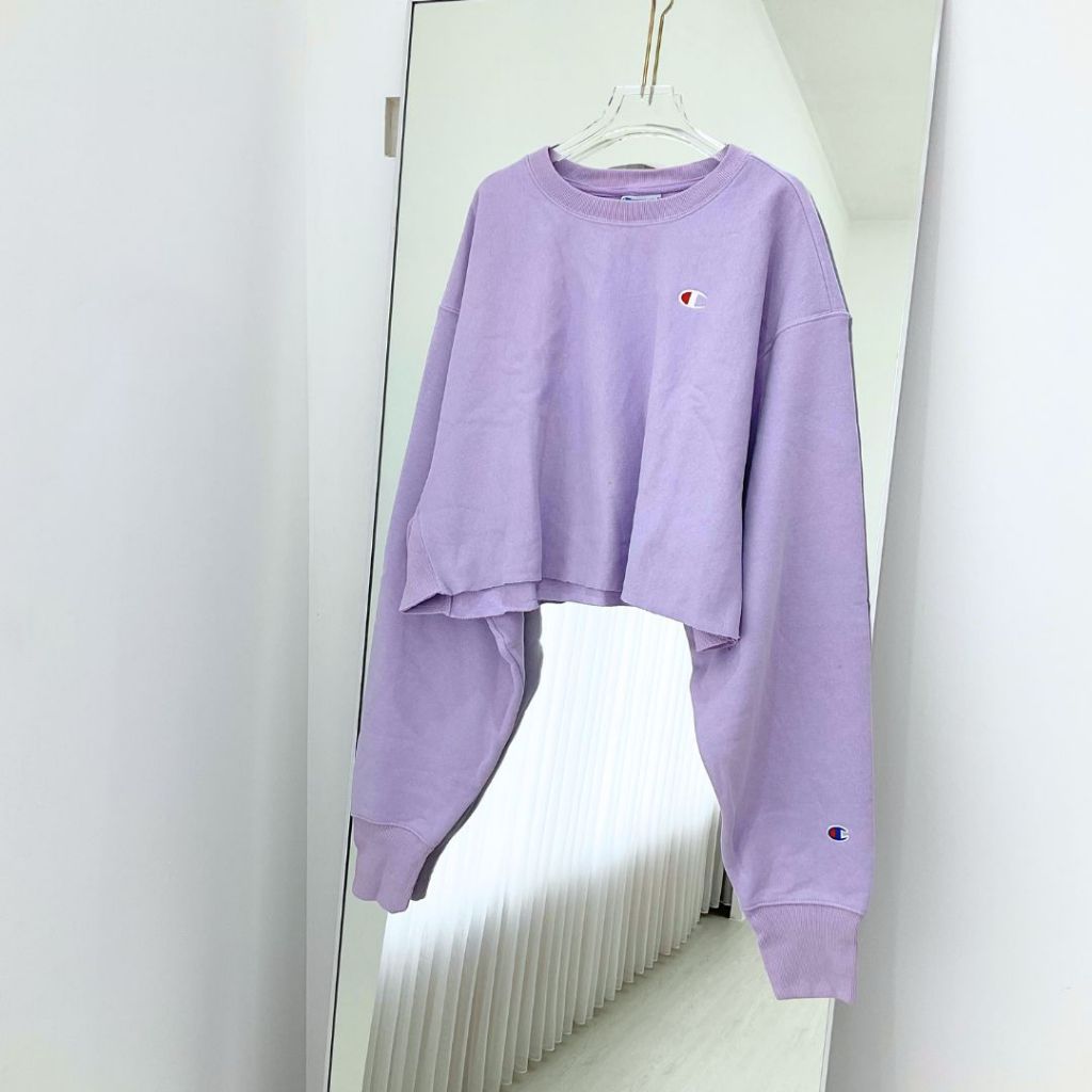 Champion Sweatshirt Cropped Champion Reverse Weave Crop Top