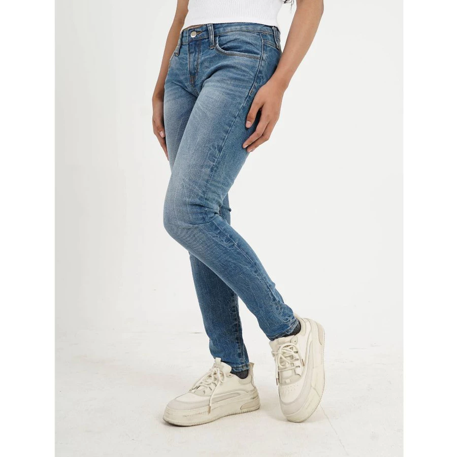 Celana Jeans Panjang Wanita Stretch Wash 