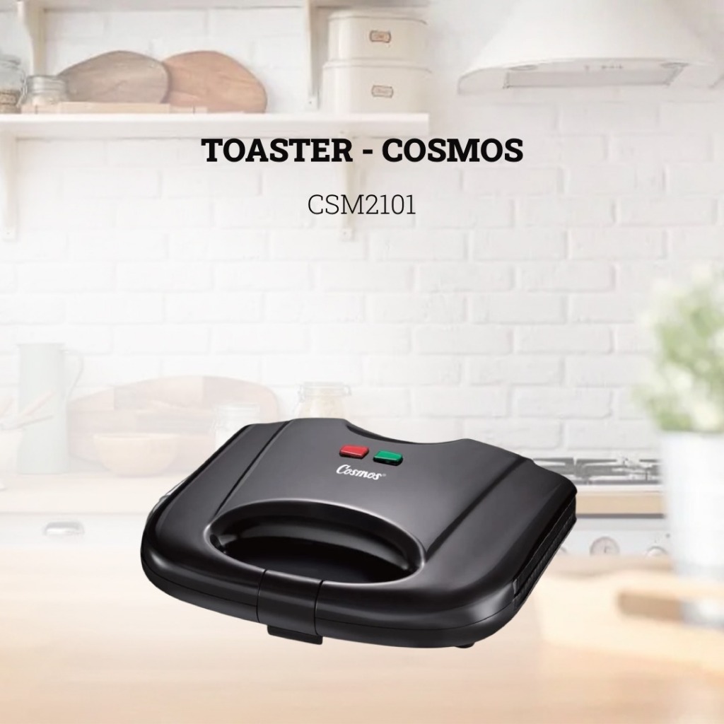 Jual COSMOS Toaster Pemanggang Roti Listrik CSM2101 | Shopee Indonesia