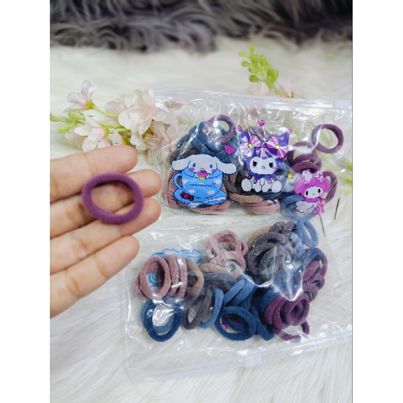 Jual IKAT RAMBUT ISI 50 PCS FREE POUCH KUNCIR RAMBUT ANAK DAN DEWASA ...