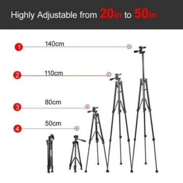 Tripod Tr 3366 1 4 Meter 140 Cm Premium Portable Tripod Kamera Handphone Hp Ring Light