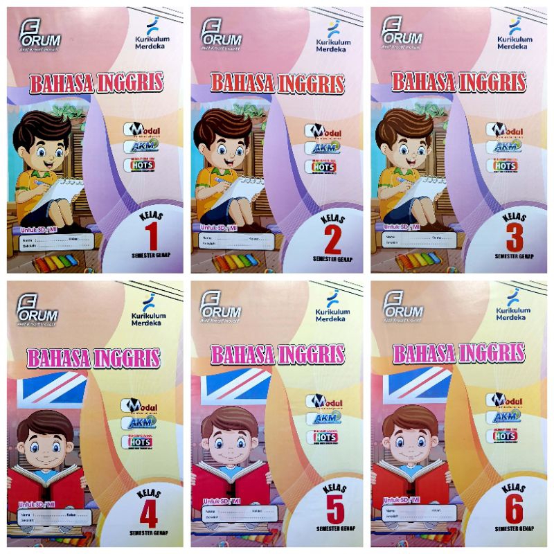 Jual LKS SD MI BAHASA INGGRIS KELAS 1 2 3 4 5 6 SEMSTER 2 KURIKULUM ...