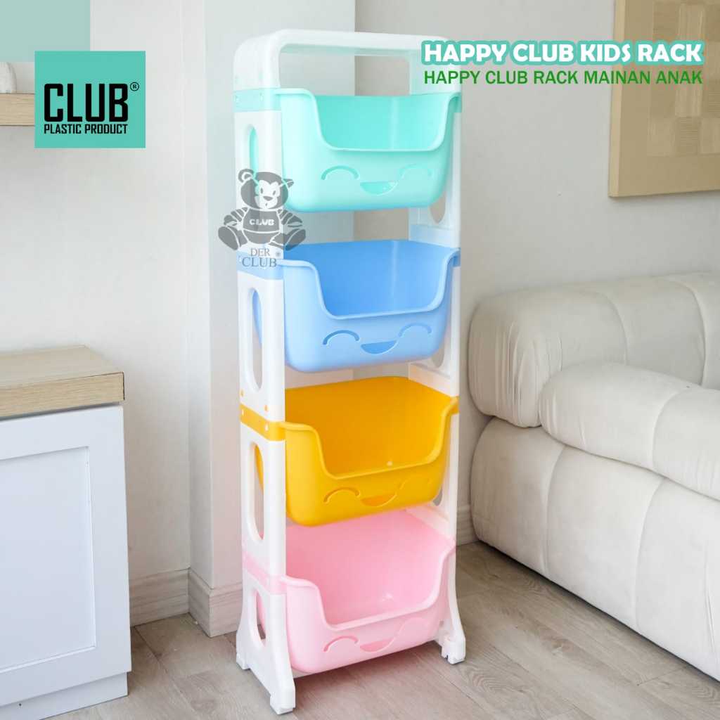 Jual CLUB Plastik Rak Plastik Hapy - Rak Susun Serbaguna - Rak Susun ...