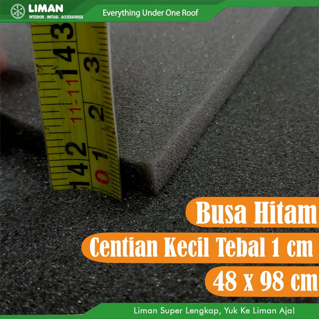 Jual Centian Kecil O I Hitam (48x98cm) / Busa Lembaran Density 33 kasur ...