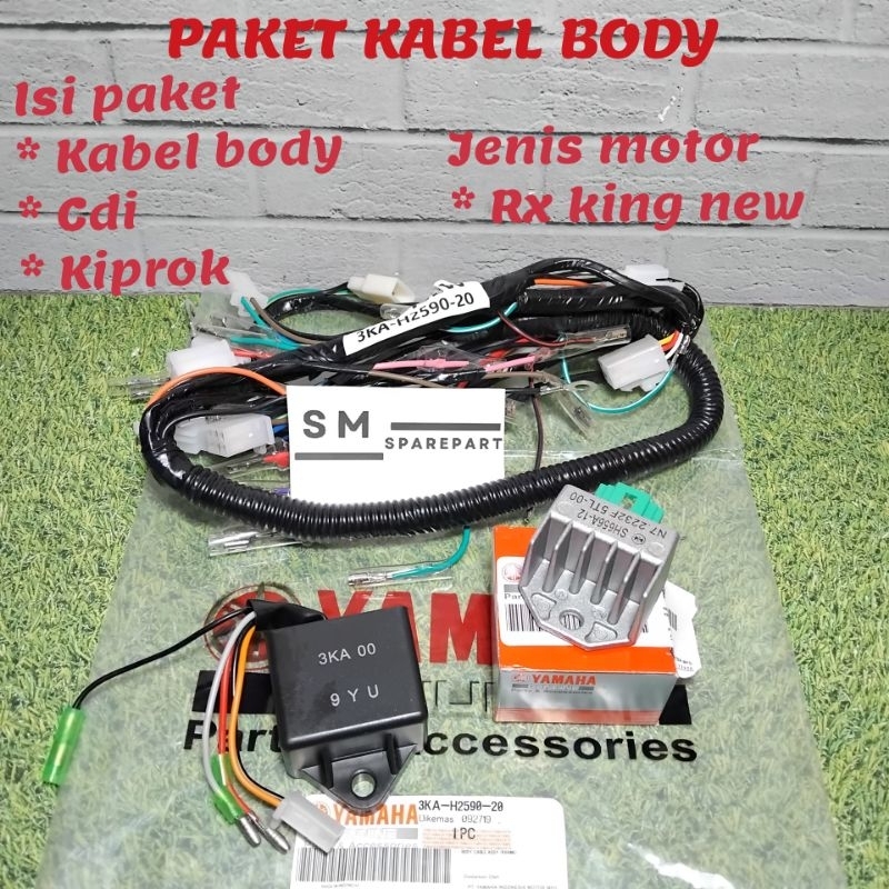 Jual Kabel Body + CDI Unit + Kiprok Regulator Yamaha Rx King New ...