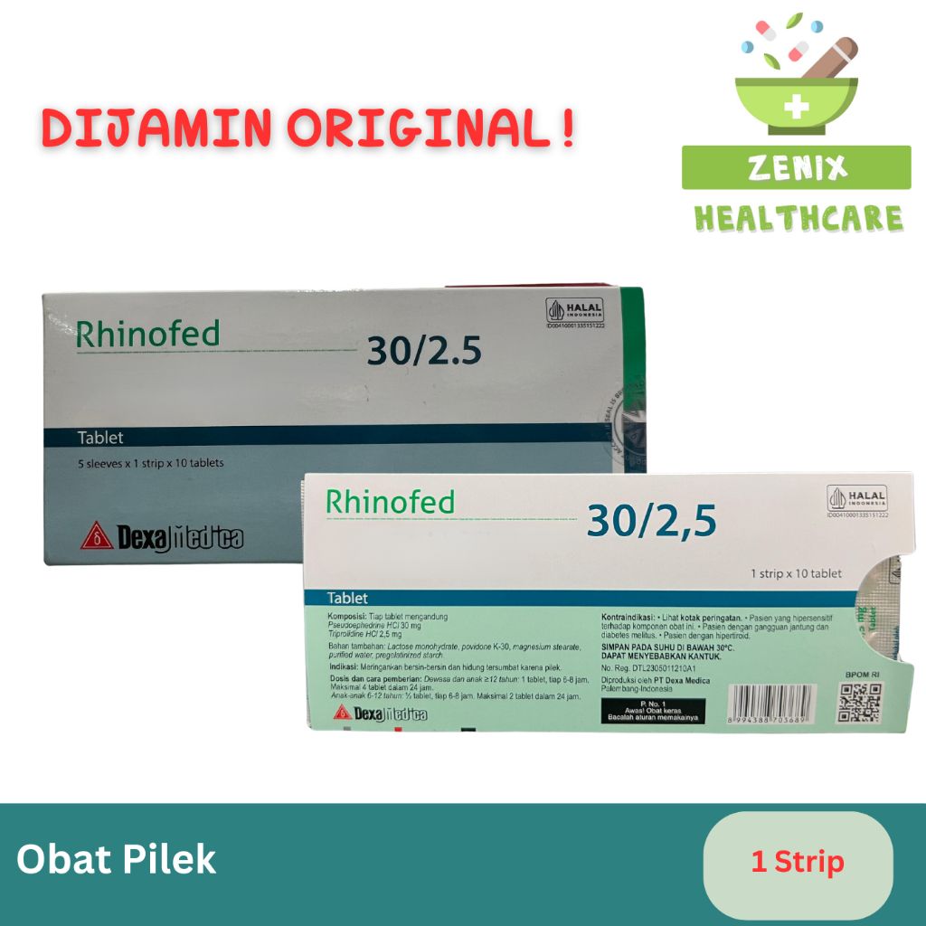 Jual Rhinofed Sirup | Rhinofed Tablet – Obat Pilek & Flu untuk Anak dan ...