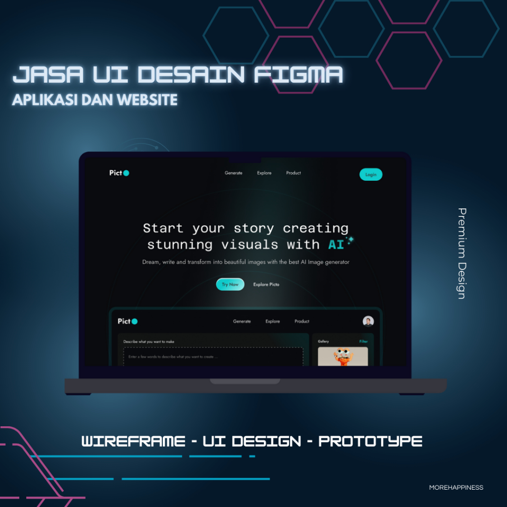 Jual Jasa Desain UI/UX Figma - Mobile | Website | Dashboard | Prototype ...
