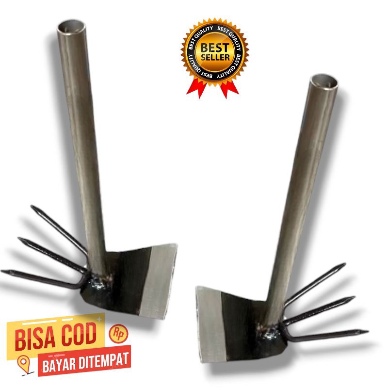 Jual Cangkul Mini Garuk Taman 2in1 Gagang Besi - Alat Berkebun ...