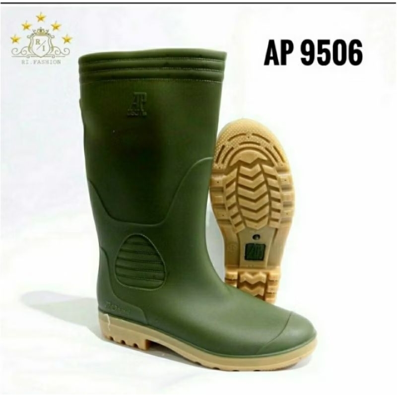 Jual AP BOOTS 9506 orca hijau pertanian | Sepatu Boots karet perkebunan ...