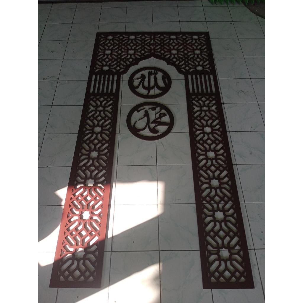 Jual Hiasan Dinding Mihrab PVC Board 5mm 120x240 Gold | Shopee Indonesia