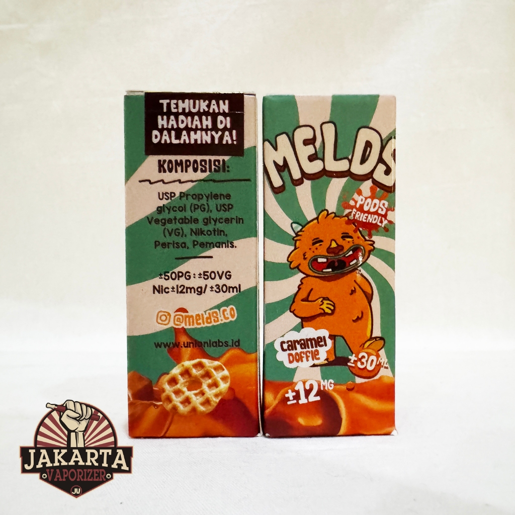 Jual PODS FRIENDLY MELDS V3 CARAMEL DOFFLE PODS 30ML 12MG BY UNION LABS ...