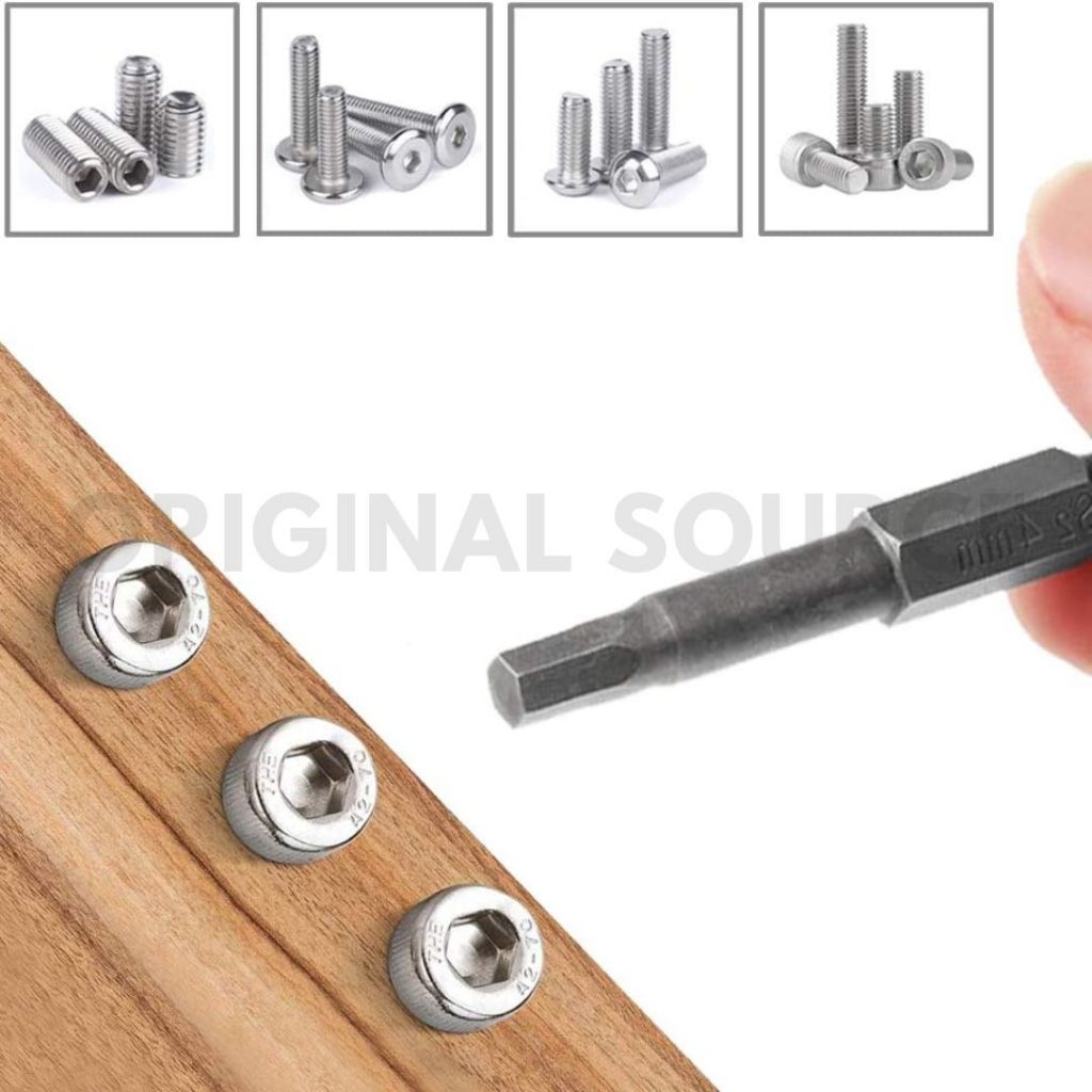 Jual Kunci L Bor Set Lurus + Ratchet Mini | Mata Obeng Hex Key Magnetic ...