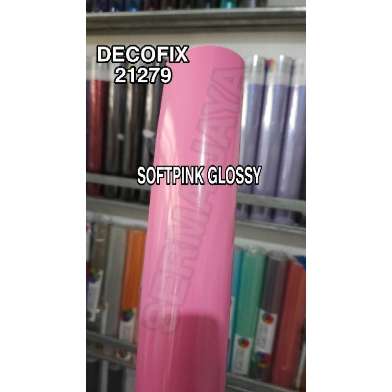Jual Sticker Skotlet Decofix Softpink Soft Pink Pink Muda Roll Lebar 45 ...