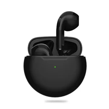 Pro 6 TWS Wireless Bluetooth Earphone Sport Earbuds Smart Touch Music Headset Noise Cancelling