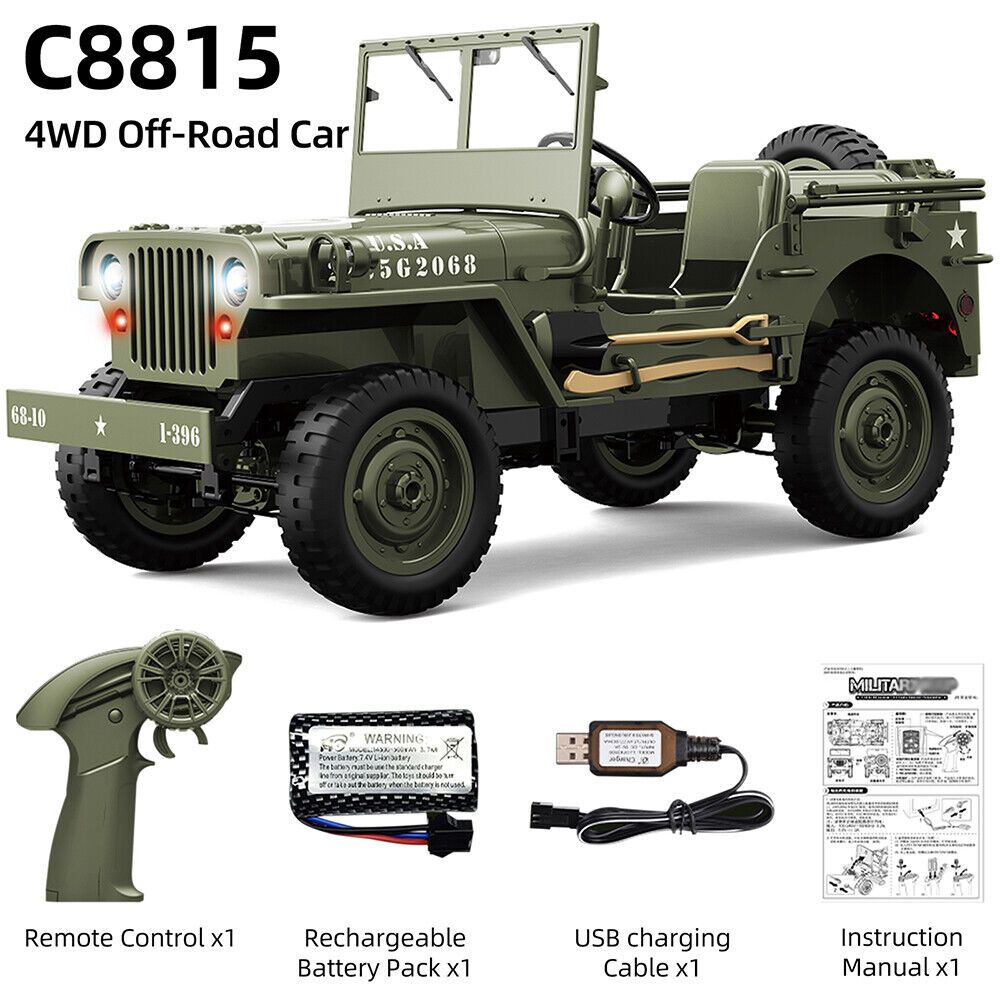 ミニカー Jeep ミリタリー チェア KDW 1 18 1944年型 ジープ 4 4