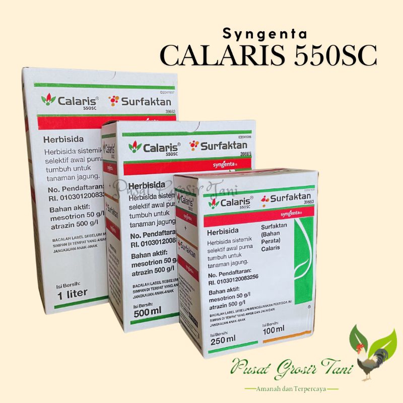Jual Herbisida CALARIS 550 SC || Surfaktan (Bahan Perata Calaris ...