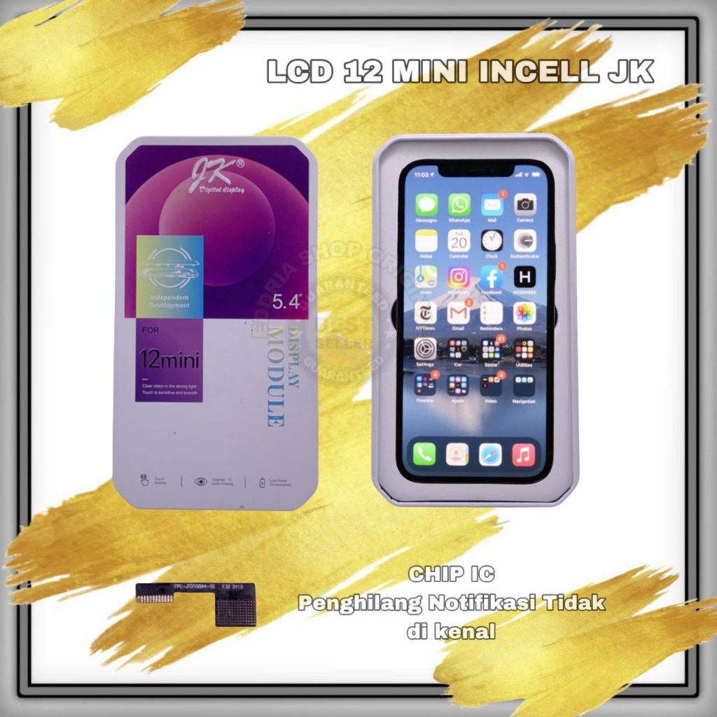 Jual LCD 12 MINI TOUCHSCREEN ORIGINAL INCELL JK NEW FULLSET | Shopee ...