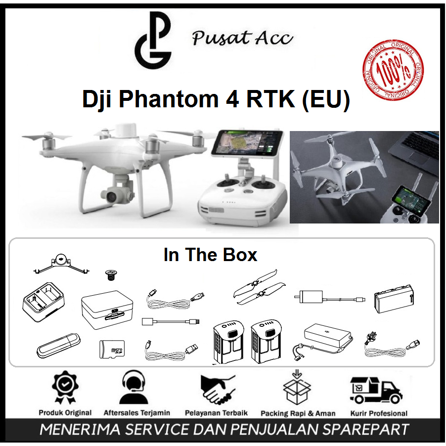 Jual DJI Phantom RTK BASIC Camera Drone New Original Shopee