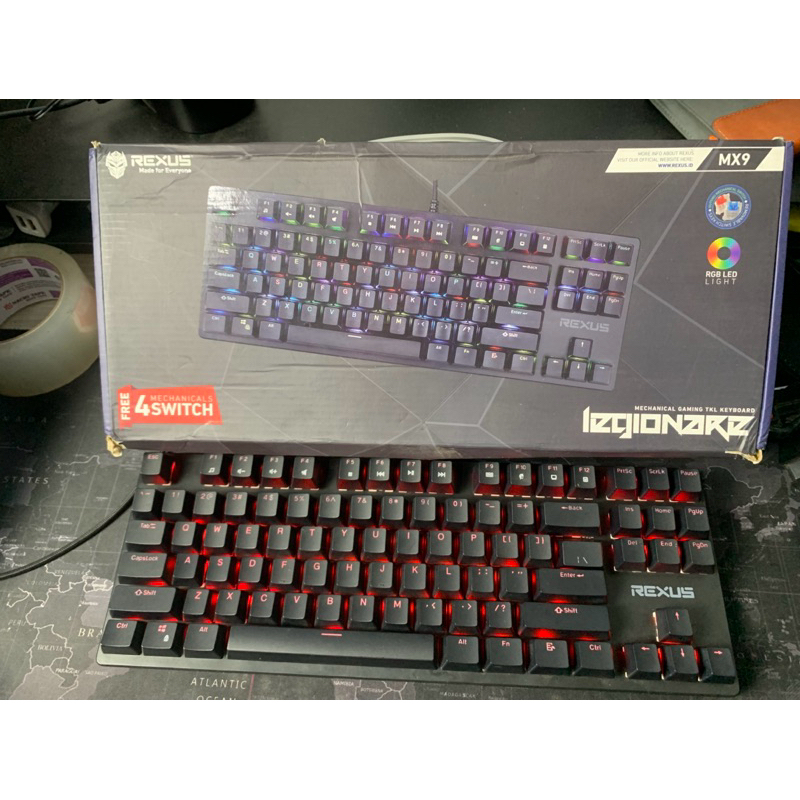 Jual keyboard mechanical mx9 rexus | Shopee Indonesia