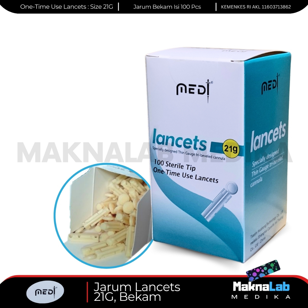 Jual Medilance Lancet 21G Jarum Bekam | Shopee Indonesia