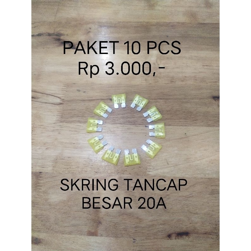 Jual PAKET 10 PCS SEKERING SKRING TANCAP BESAR 20A | Shopee Indonesia