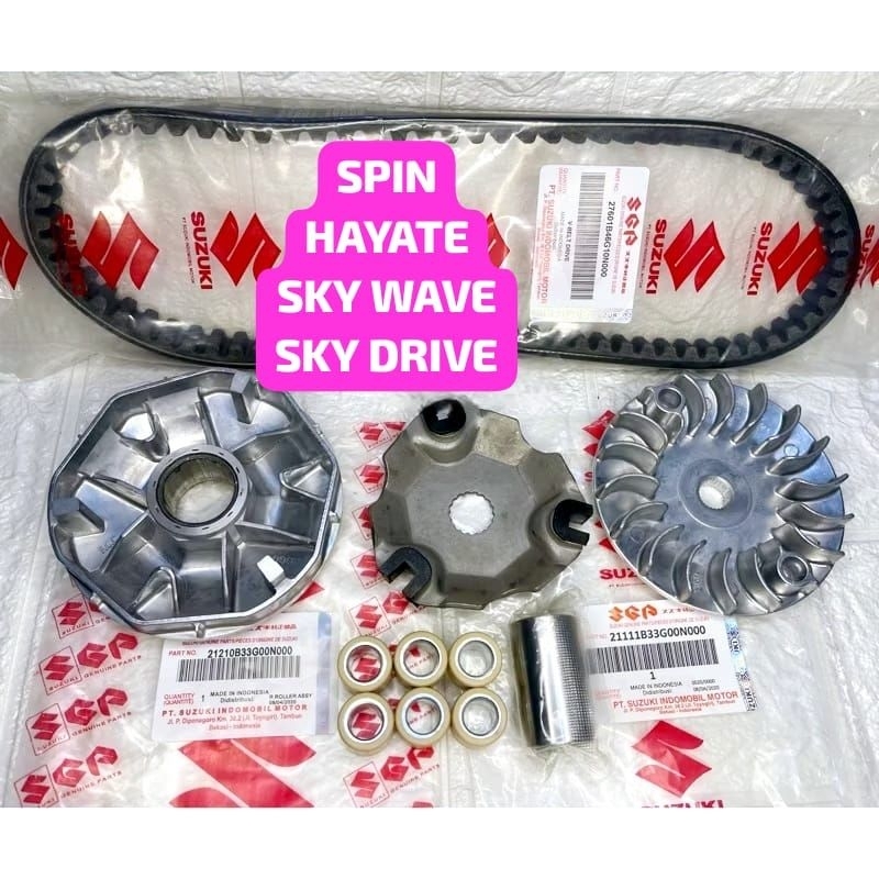 Jual PAKET CVT SPIN HAYATE SKY WAVE SKY DRIVE SKYWAVE SKYDRIVE SUZUKI ...
