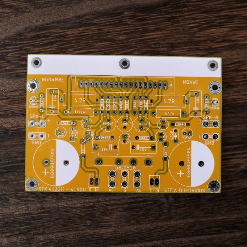 Jual PCB STK DOUBLE LAYER STK4121 STK4122 STK4131 STK4132 STK4141 ...