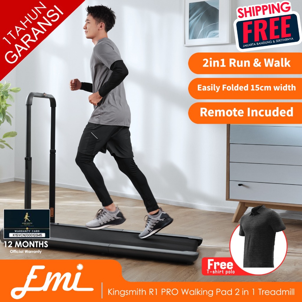 Jual Kingsmith Walking Pad R1 Pro 2 in 1 Treadmill Alat Olahraga ...