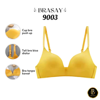 Brasay Sport Bra Push Up Style Senam Zumba Yoga Pakaian Dalam Olahraga Wanita 9003