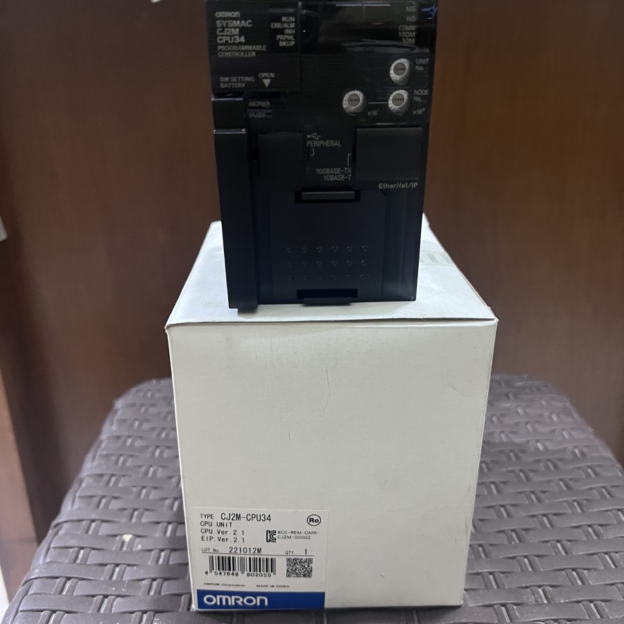 Jual CJ2M-CPU34 Omron PLC CPU CJ2MCPU34 | Shopee Indonesia