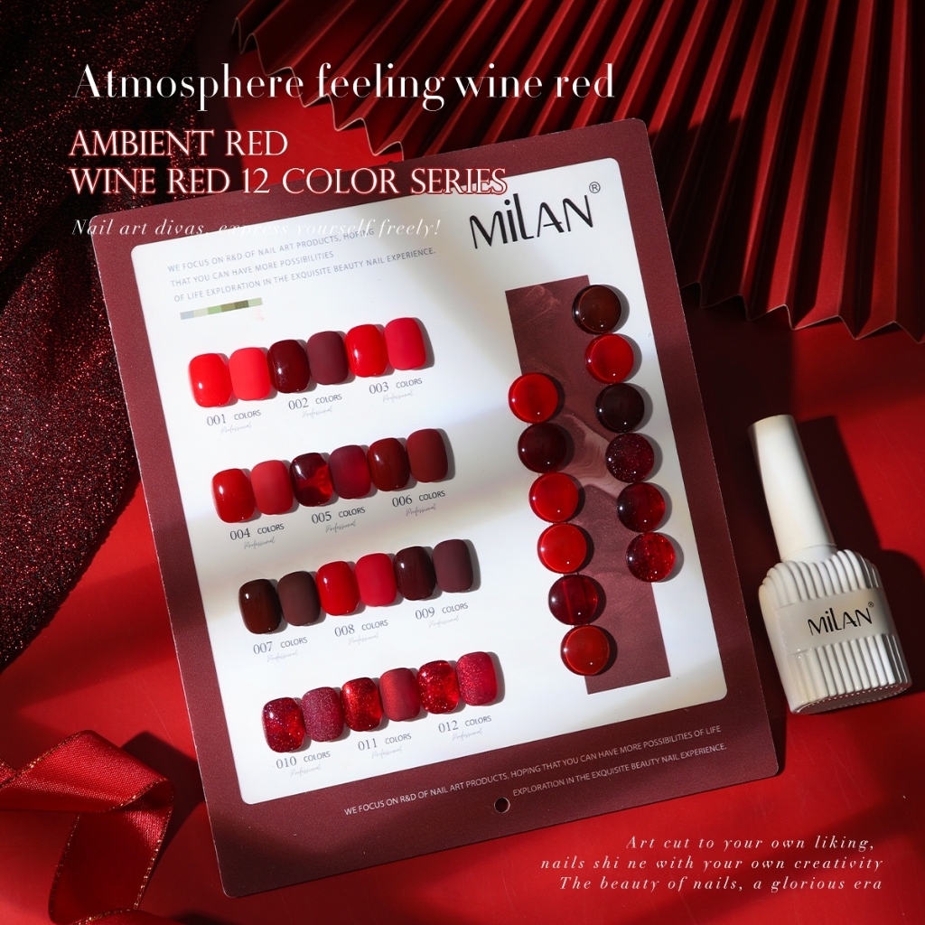 Jual 2025 Milan 58 Warna*15ml Nail Gel Polish Set