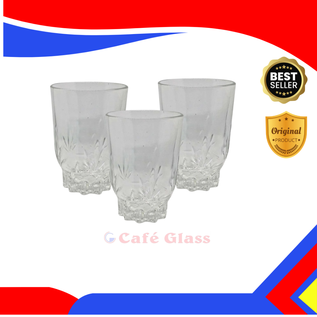 Gelas Belimbing Kaca-UP-509-Gelas Minum Kaca/ Gelas