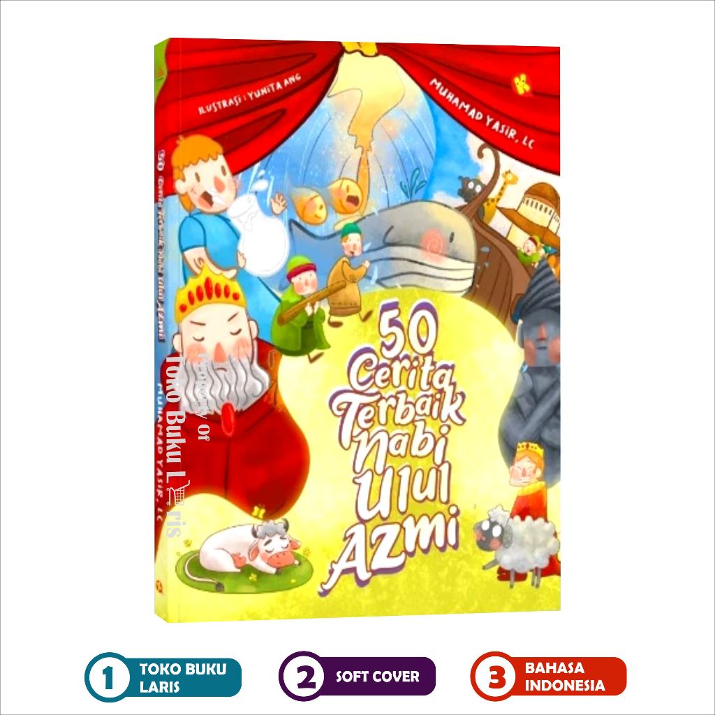 Jual 50 Cerita Terbaik Nabi Ulul Azmi ORIGINAL Full Color Kisah Nabi ...
