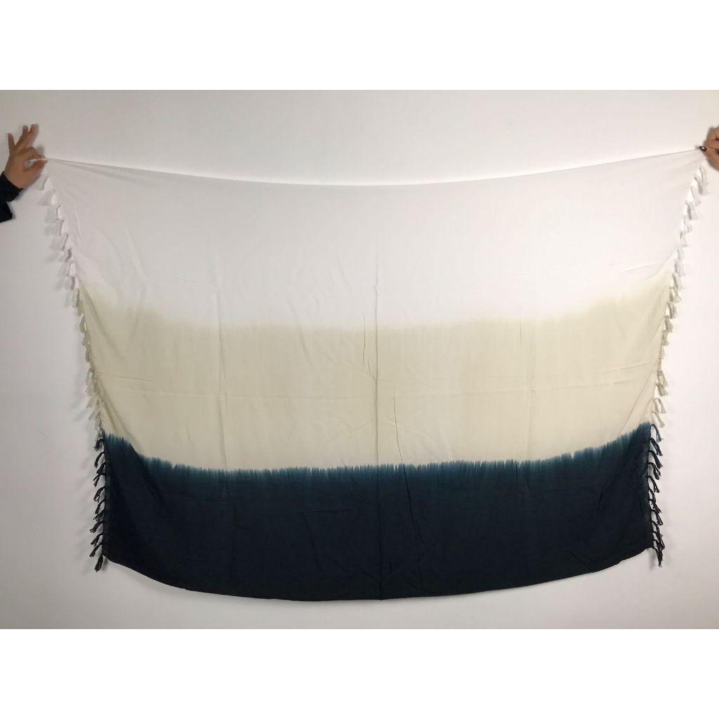 Jual Kain Tipis / Kain Pantai / Kain Bali Tie Dye - PUTIH,CREAM,HITAM ...