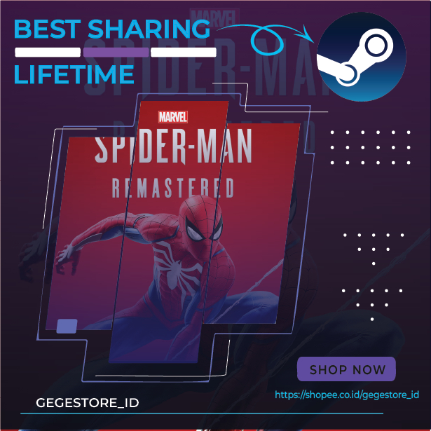 Jual Marvel’s Spider-Man Remastered PC Offline Sharing Lifetime ...