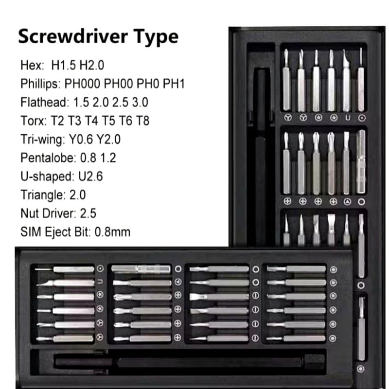 Jual [24in1] Obeng Set Premium / Set Obeng Magnetic Multifungsi ...