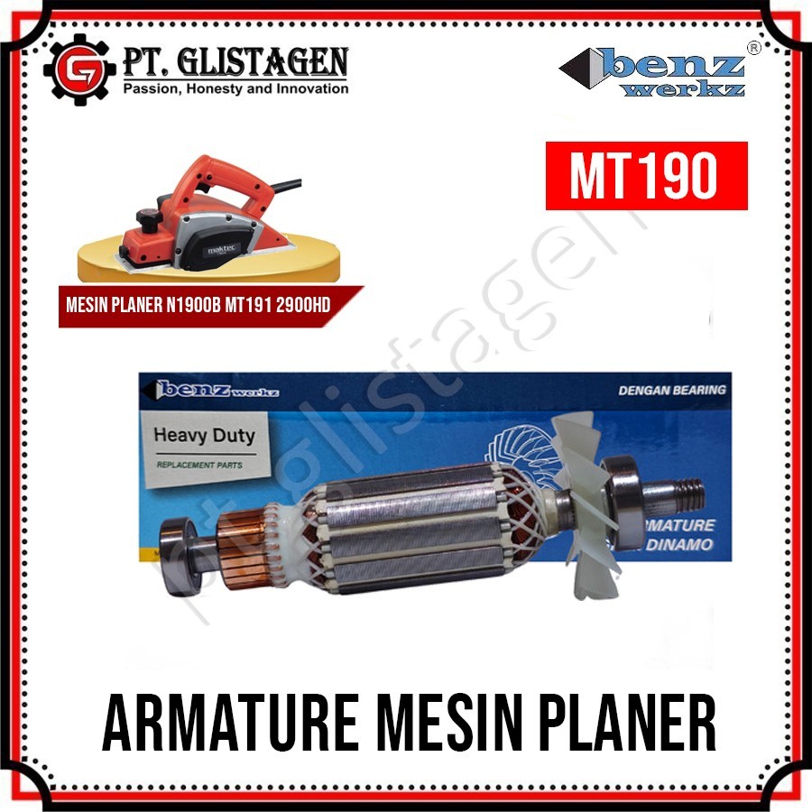 Jual Benz Armature MT 190 Armatur Planer Rotor Pasah Jantung Ketam ...