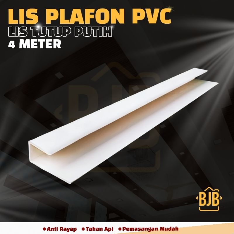Jual LIS TUTUP PVC PANJANG 4 METER - BJB | Shopee Indonesia
