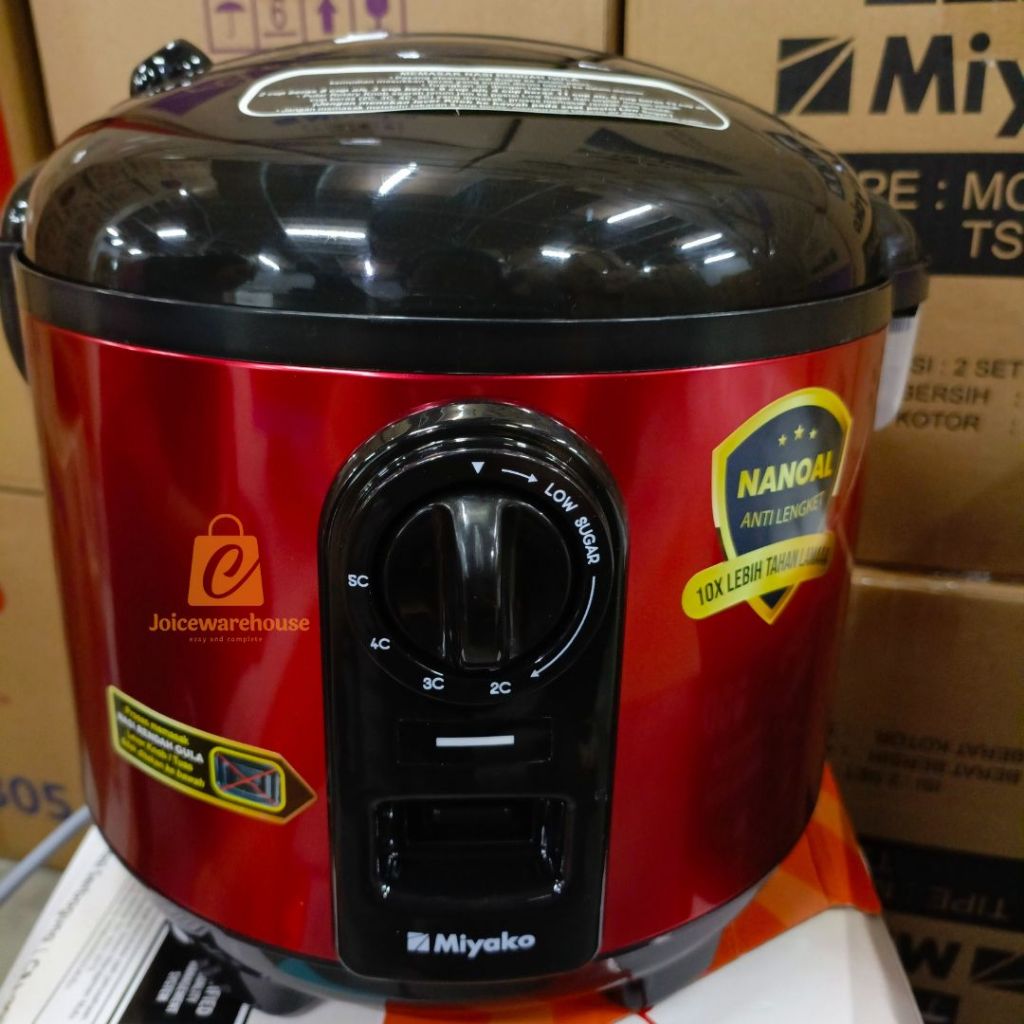 Jual MAGICOM MIYAKO LOW CARBO WARMER PLUS 5IN1 MCM 721LST | Shopee ...
